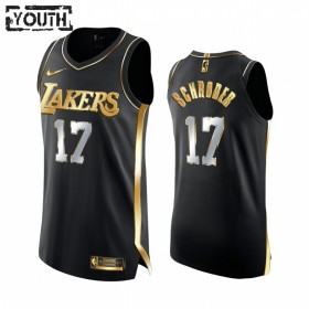 Dres Los Angeles Lakers Dennis Schroder 17 2020-21 Crna Golden Edition Swingman - Dječji